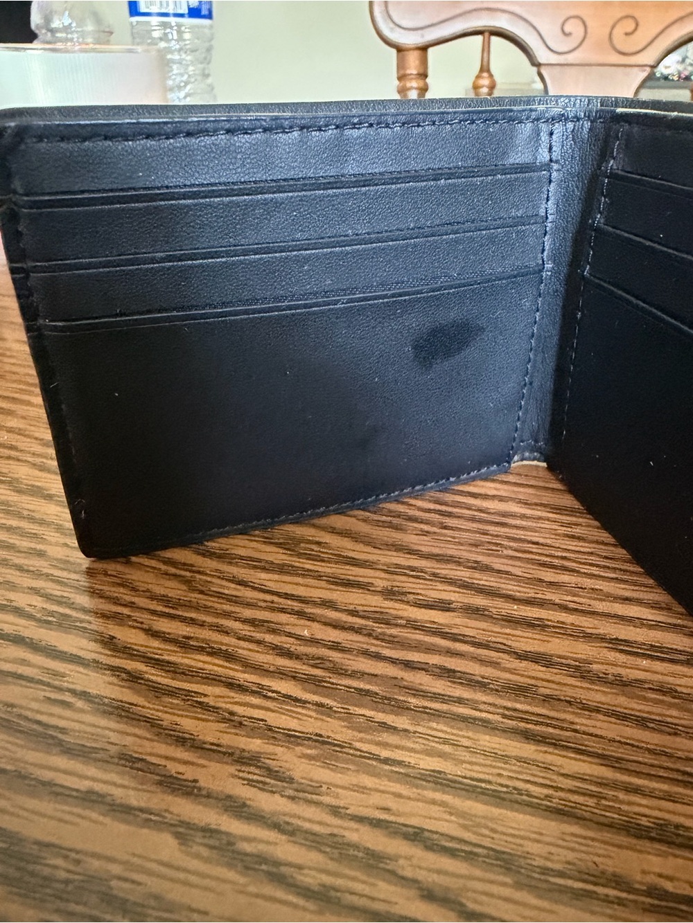 Coach Men’s Blue and White Stripe Card Wallet - Picture 6 of 6